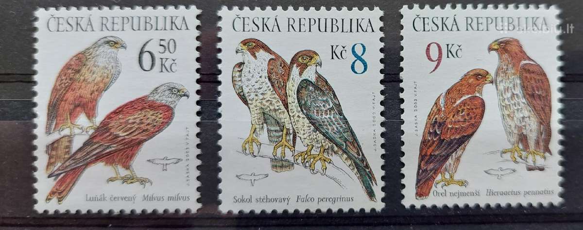 Čekija 2003m. Ereliai