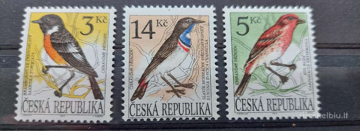 Čekija 1994 m. paukščiai