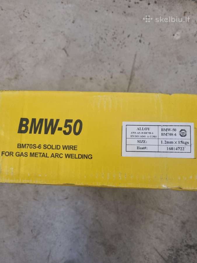 Suvirinimo viela 1,2 G3si1 15kg Ritė Bmw-50