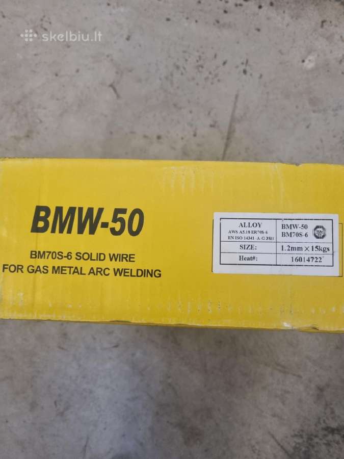 Suvirinimo viela 1,2 G3si1 15kg Ritė Bmw-50