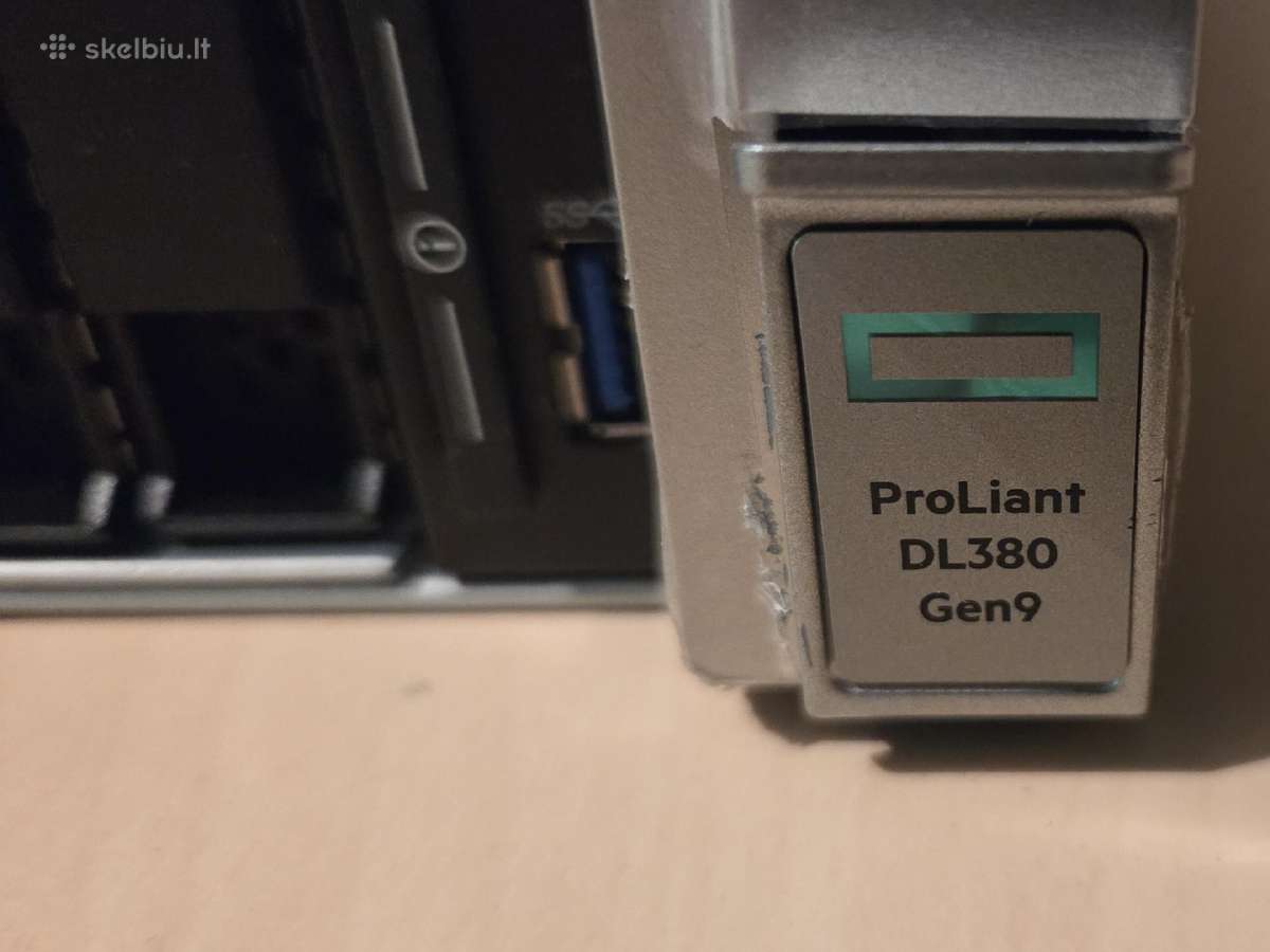 Serveriai Hp Dl380 Gen9, Dl360p G8 - nuotraukos Nr. 15