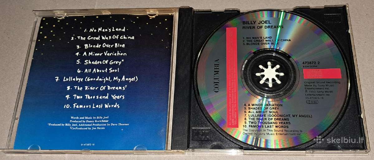 Billy Joel – River Of Dreams (Audio CD) - nuotraukos Nr. 3