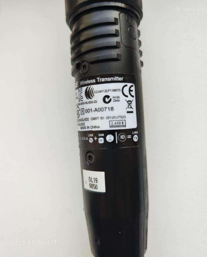 Shure glxd mikrofonas - nuotraukos Nr. 4