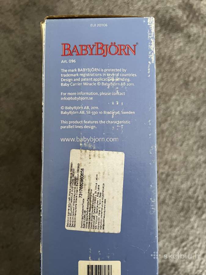 Baby Bjorn nešioklė - nuotraukos Nr. 5