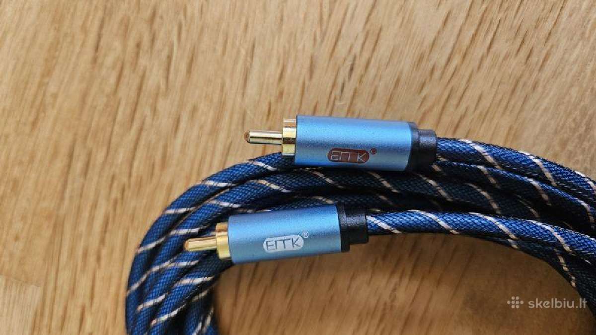 Emk Toslink 2xrca->3.5 audio, ilgis 3m - nuotraukos Nr. 3