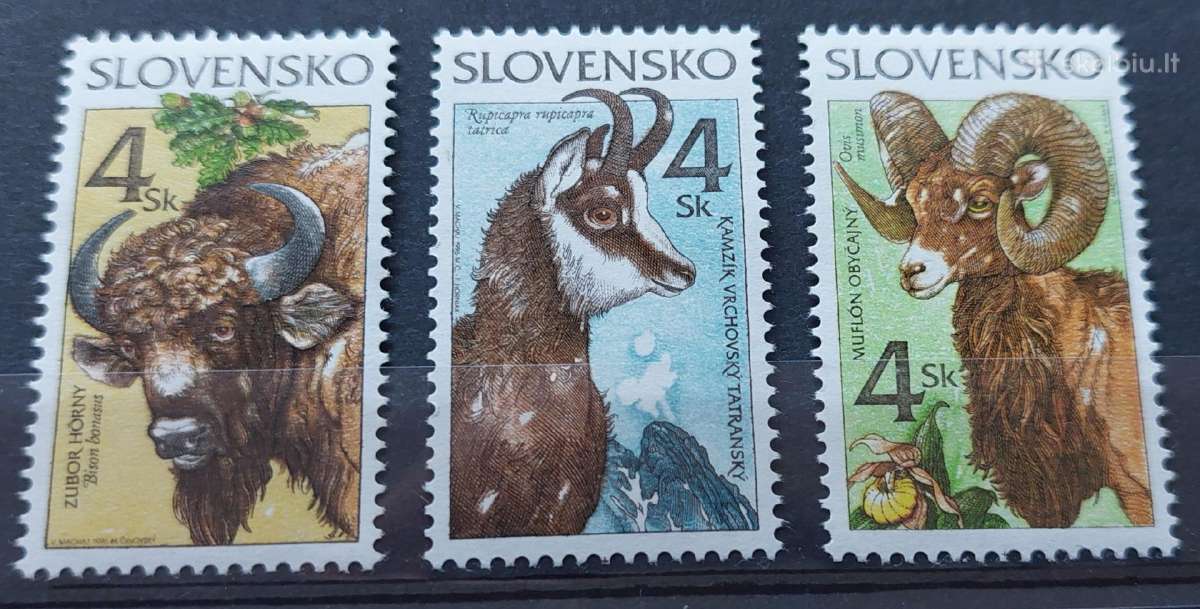 Slovakija 1996m gyvūnai