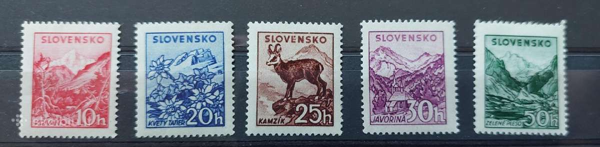 Slovakija 1940m gamta