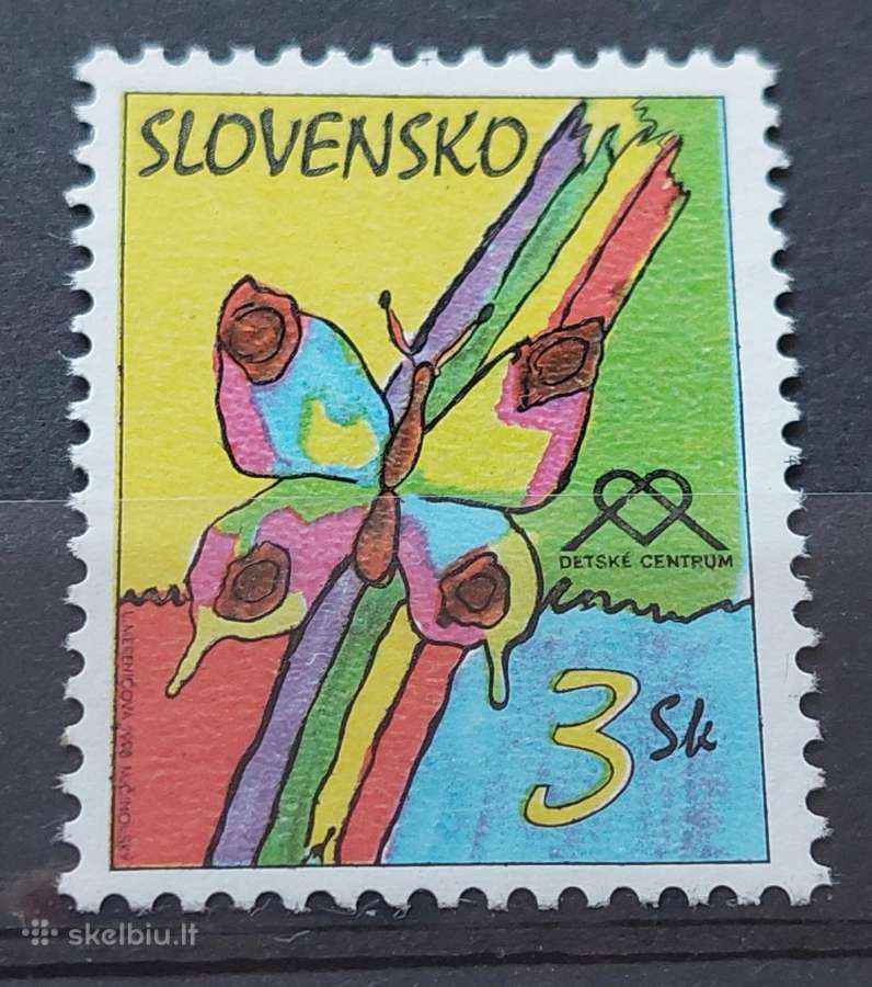 Slovakija 1998m drugelis