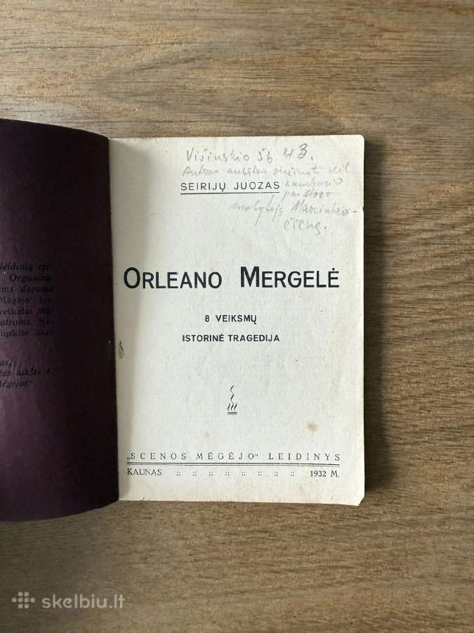 Orleano mergelė 1932 - nuotraukos Nr. 2