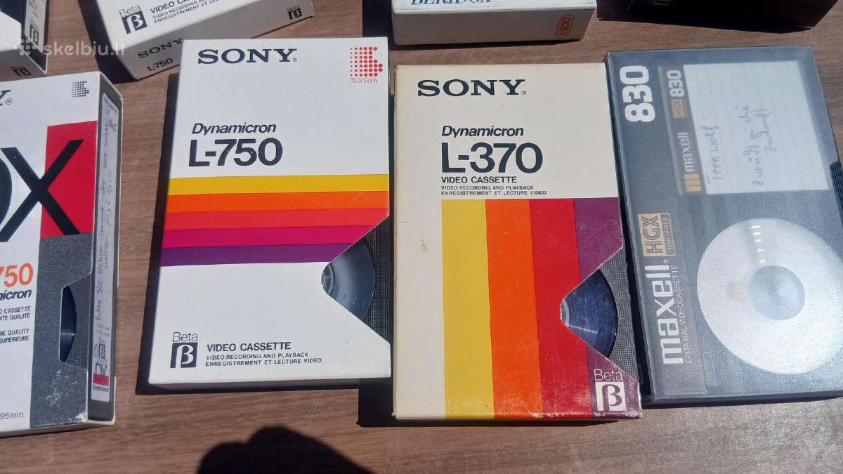 Kino Juostos Ir Betamax video kasetės - nuotraukos Nr. 5
