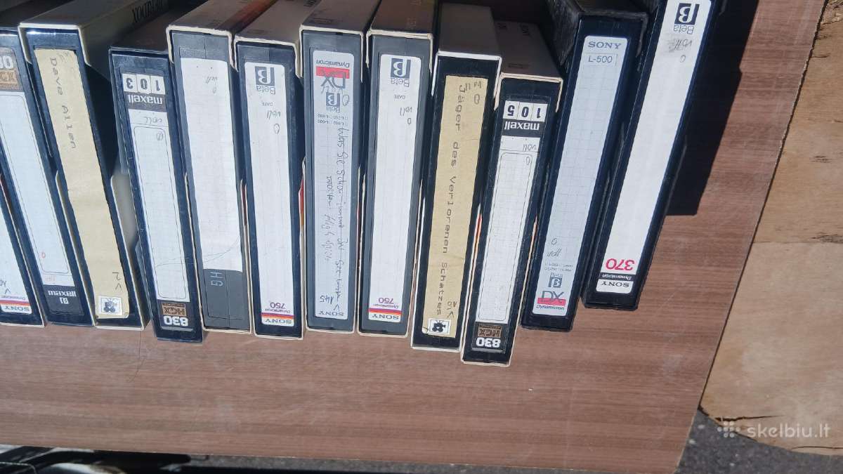 Kino Juostos Ir Betamax video kasetės - nuotraukos Nr. 9