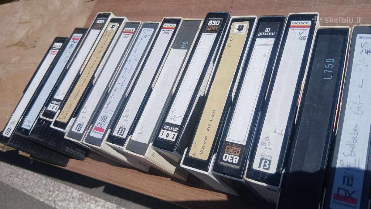 Kino Juostos Ir Betamax video kasetės - nuotraukos Nr. 11