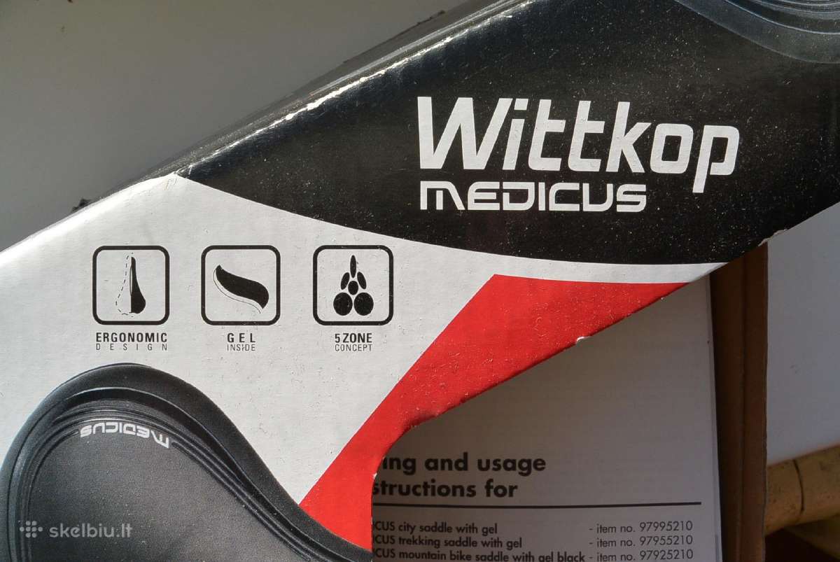 Dviračio sėdynė/ balnelis Wittkop Medicus - nuotraukos Nr. 3