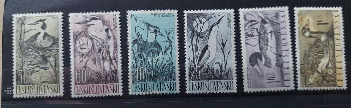 Čekoslovakija 1960 Paukščiai