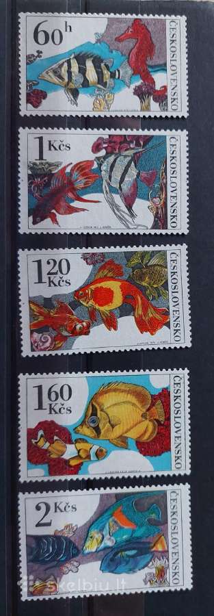 Čekoslovakija 1975 žuvis
