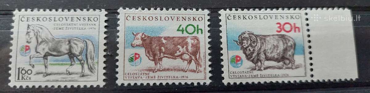 Čekoslovakija 1976 naminiai gyvūnai