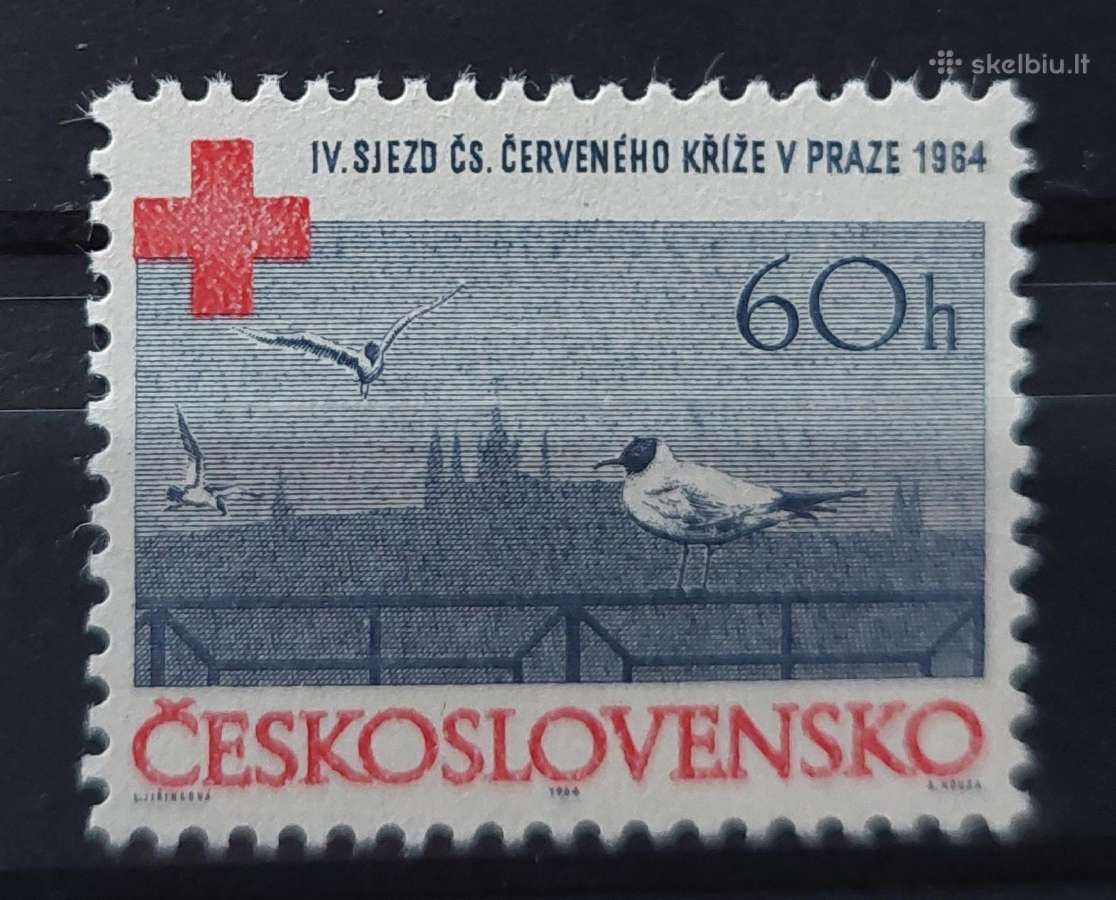 Čekoslovakija 1964 paukštis