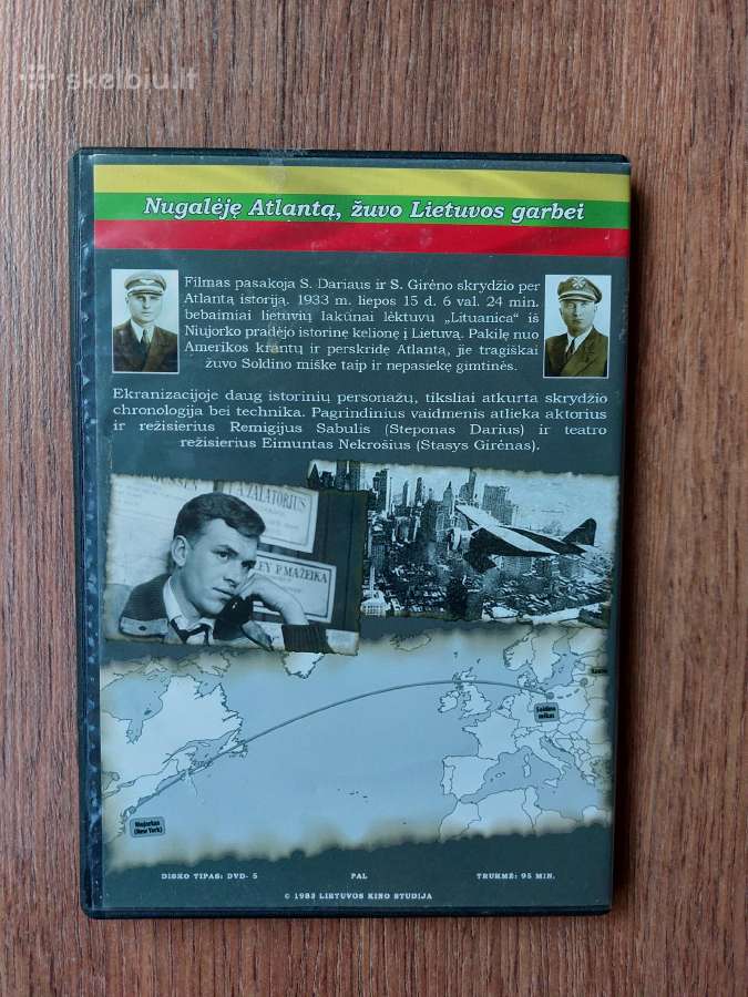 Lietuviškas dvd filmas "Skrydis per Atlantą" - nuotraukos Nr. 2