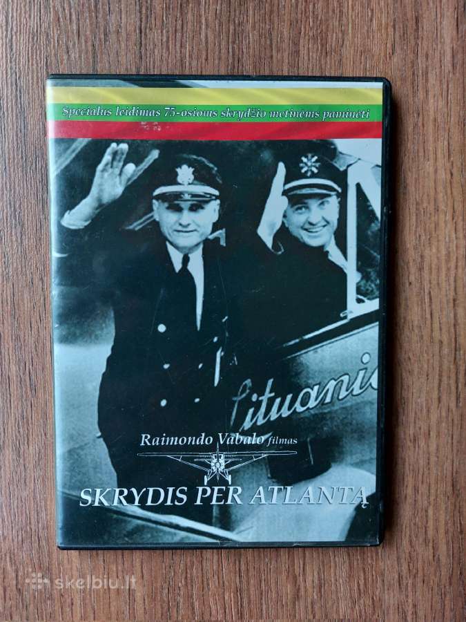 Lietuviškas dvd filmas "Skrydis per Atlantą"