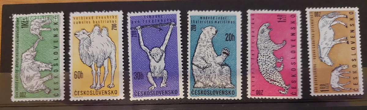 Čekoslovakija 1962 zoologijos sodas