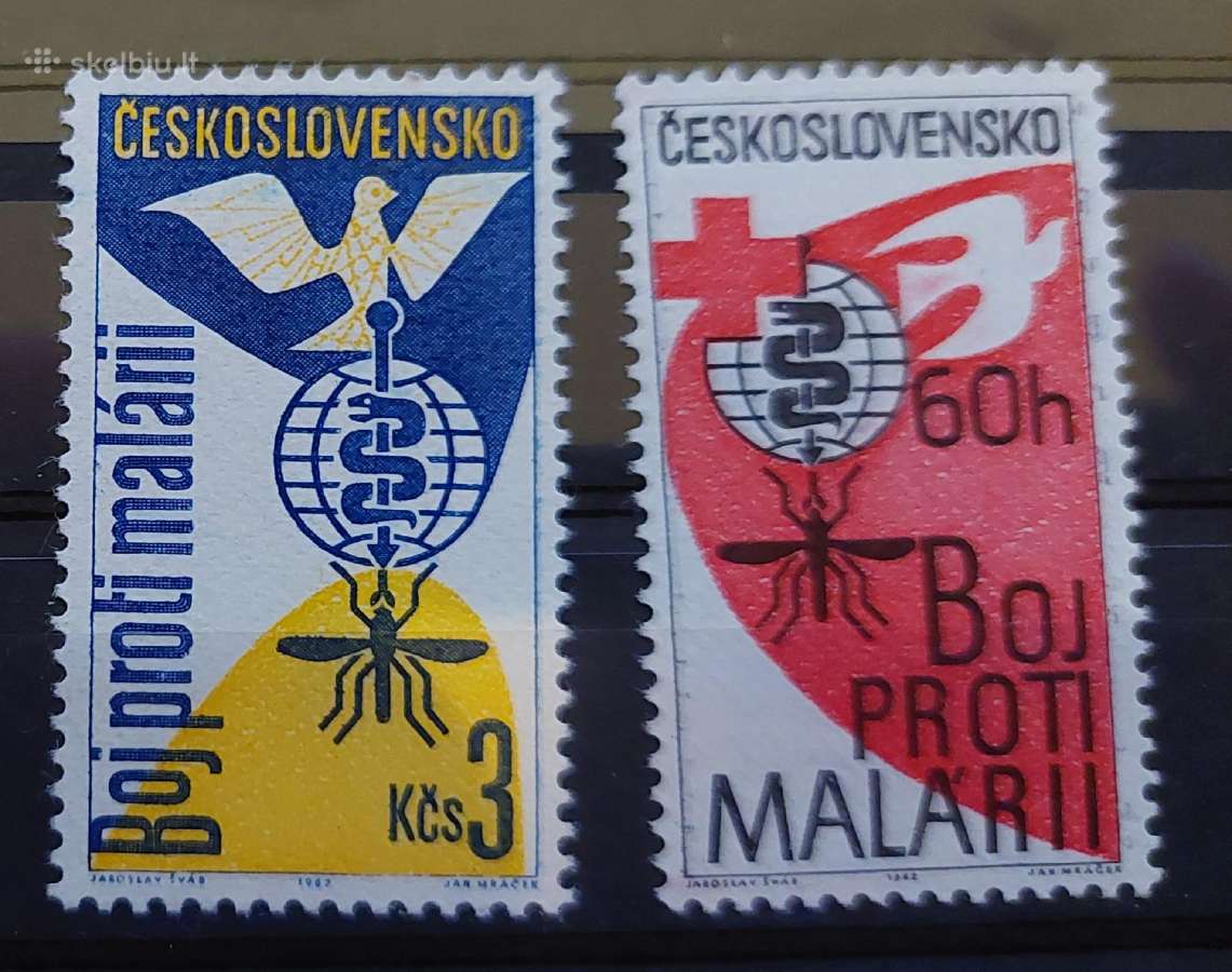 Čekoslovakija 1962 Maliarija