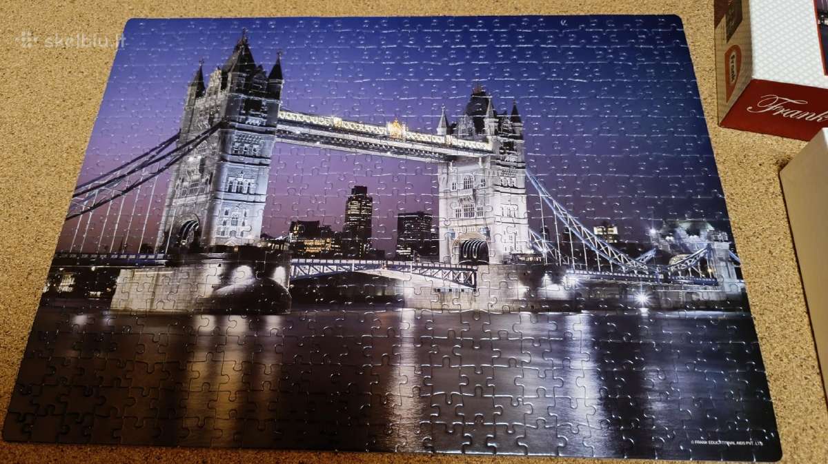 Dėlionė-puzlė, "Frank Puzzle", Tiltas, 500 detalių