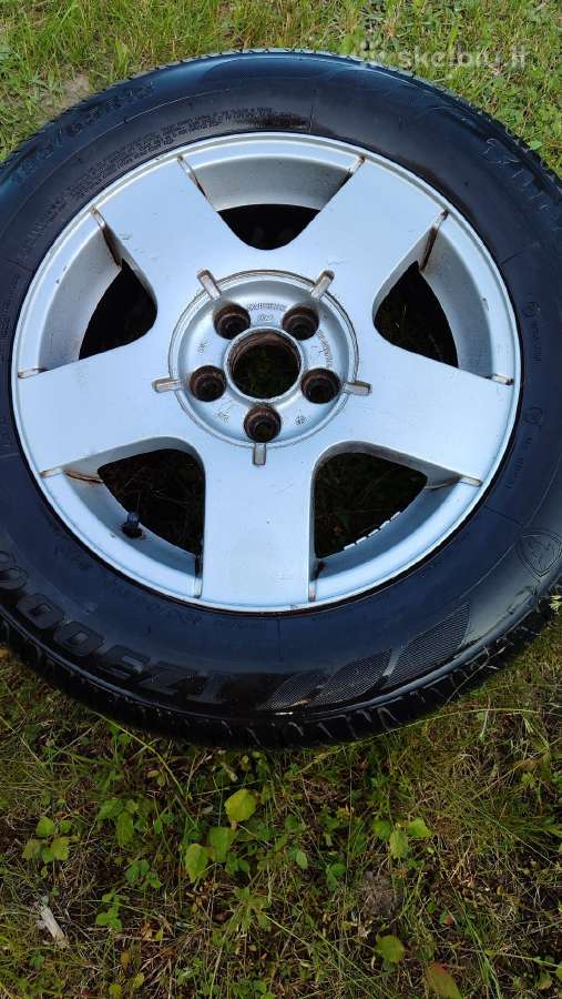 Padangos su ratlankiais VW 5*100, r16 65 195