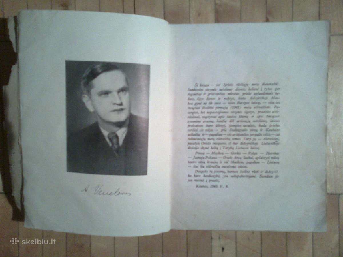 Antanas Venslova "Obelis kur augalota" 1945m. - nuotraukos Nr. 3