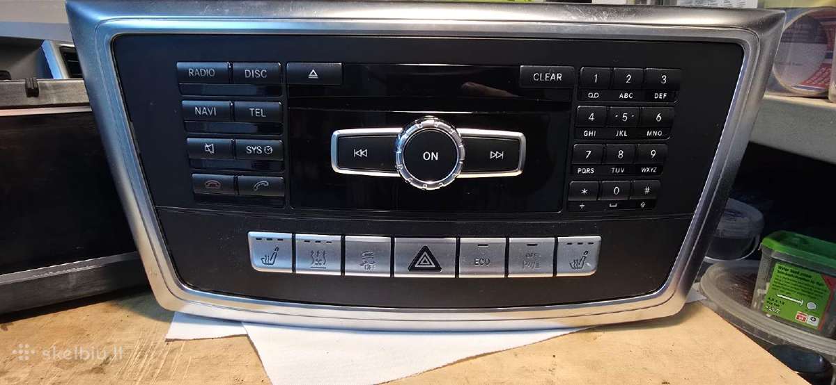 W166 Mercedes multimedia + kolonėlės + Becker navi - nuotraukos Nr. 2