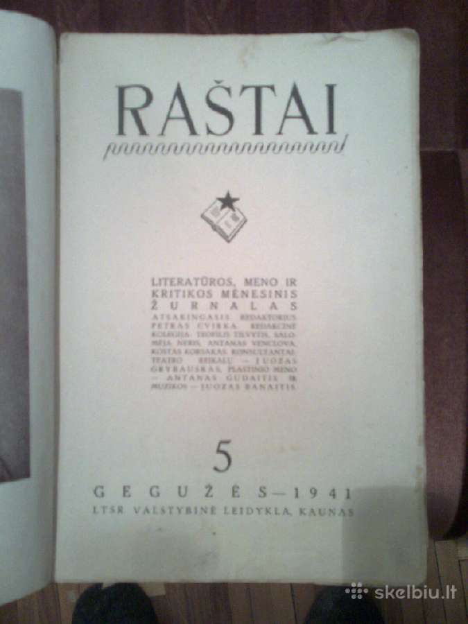Sovietinis zurnalas "Rastai" isleistas 1941 metais - nuotraukos Nr. 3