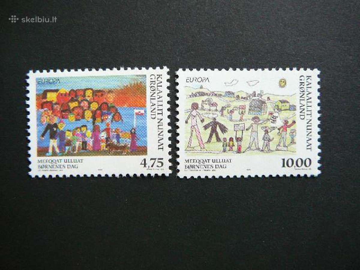 Vaiku piesiniai Europa Grenlandija 1998 grn323