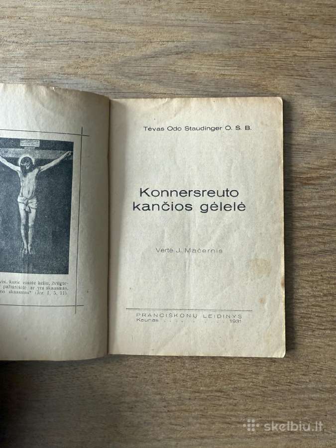 Konnersreuto kančios gėlelė 1931 m. - nuotraukos Nr. 2
