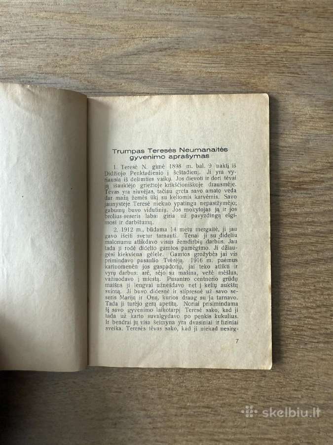 Konnersreuto kančios gėlelė 1931 m. - nuotraukos Nr. 3