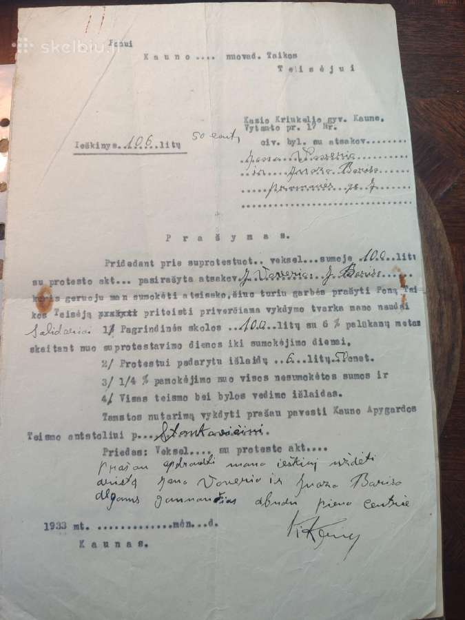 Tarpukario ir cariniai dokumentai - nuotraukos Nr. 8
