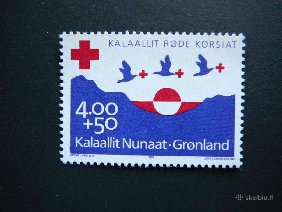 Raudonas Kryzius Pauksciai Grenlandija 1993 grn236