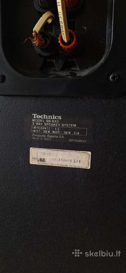 Hifi Technics SB Ex2 - nuotraukos Nr. 6