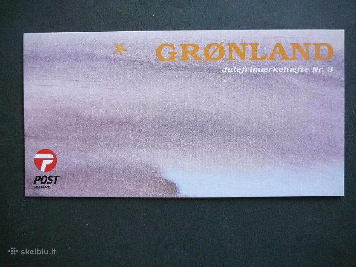 Sventos Kaledos Grenlandija 1998 svarus grn329 - nuotraukos Nr. 3