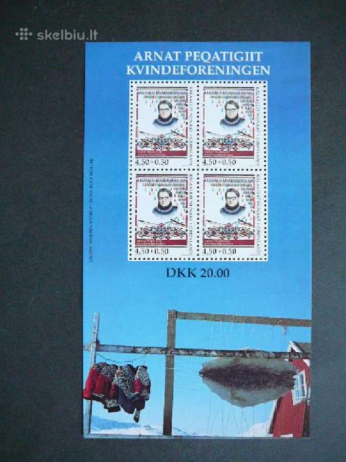 Moteru asociacija Grenlandija 1998 svarus grn322b