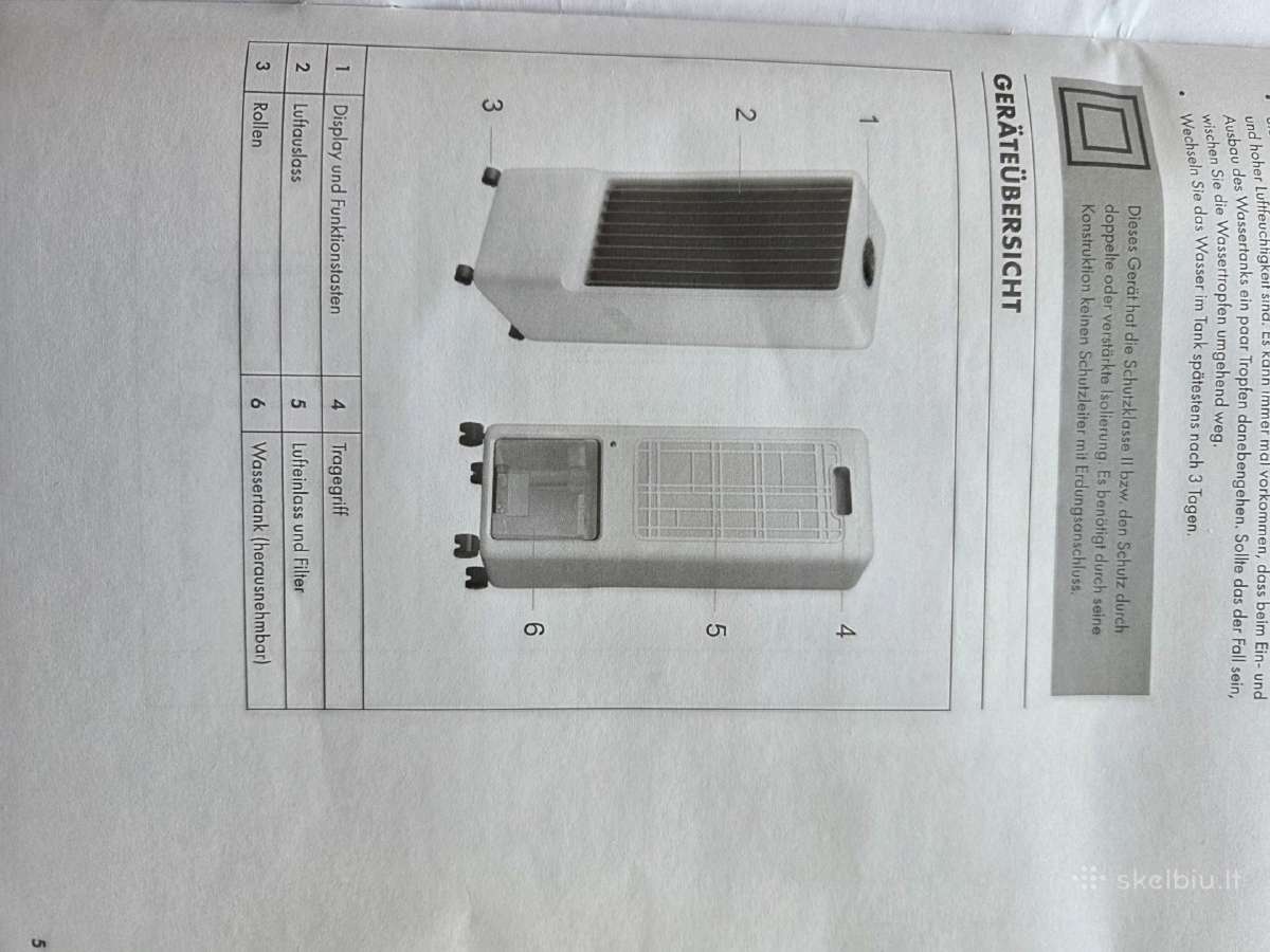 Oro vėsintuvas Klarstein Htr8a Maxflow-w su Wi Fi - nuotraukos Nr. 14