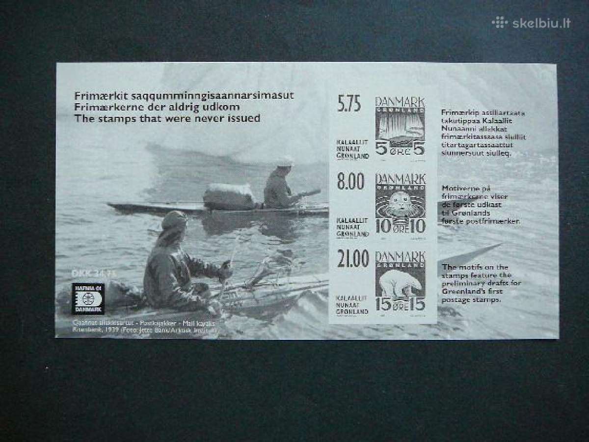 Meska Ruonis Suvenyr. lap. Grenlandija 2001 grn012