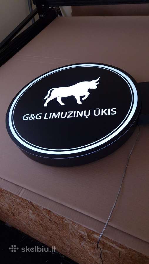 Šviečianti reklama, šviesdėžės, neon LED iškabos