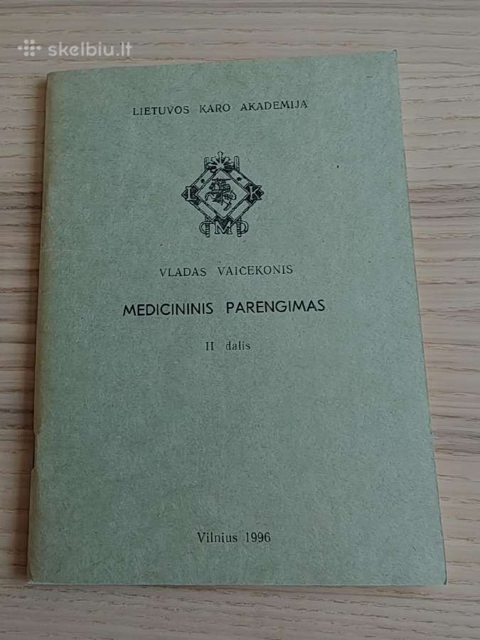 Medicininis parengimas. 2dalis. 1996