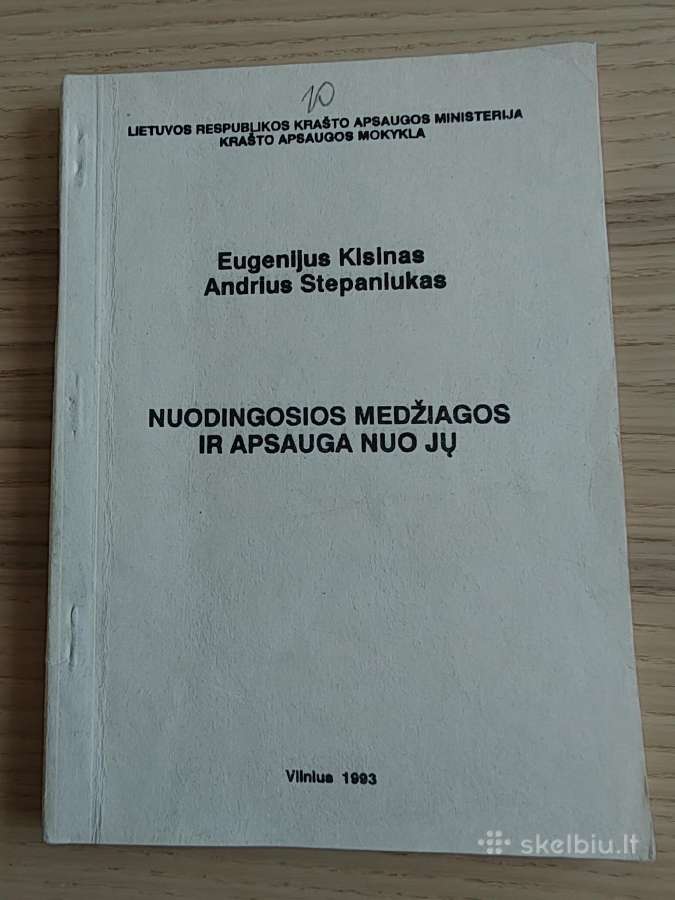 Nuodingosos medžiagos ir apsauga nuo jų. 1993