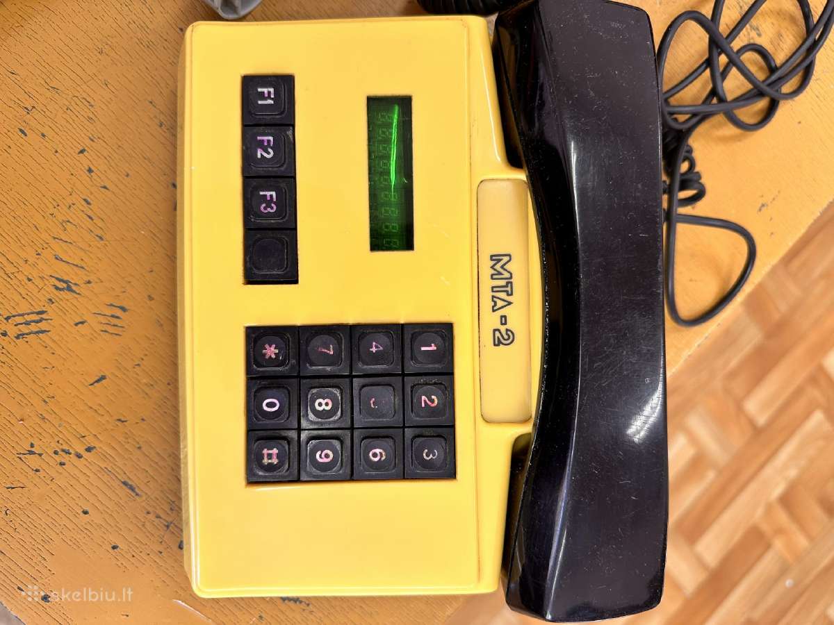 Nuklono gamybos senovinis telefonas - nuotraukos Nr. 2