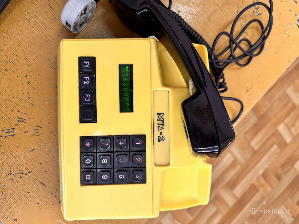 Nuklono gamybos senovinis telefonas - nuotraukos Nr. 3
