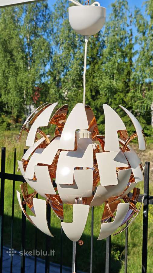 Šviestuvas, balta, 35 cm - nuotraukos Nr. 2