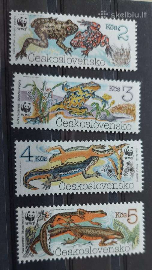 Čekoslovakija 1989 reptilijai