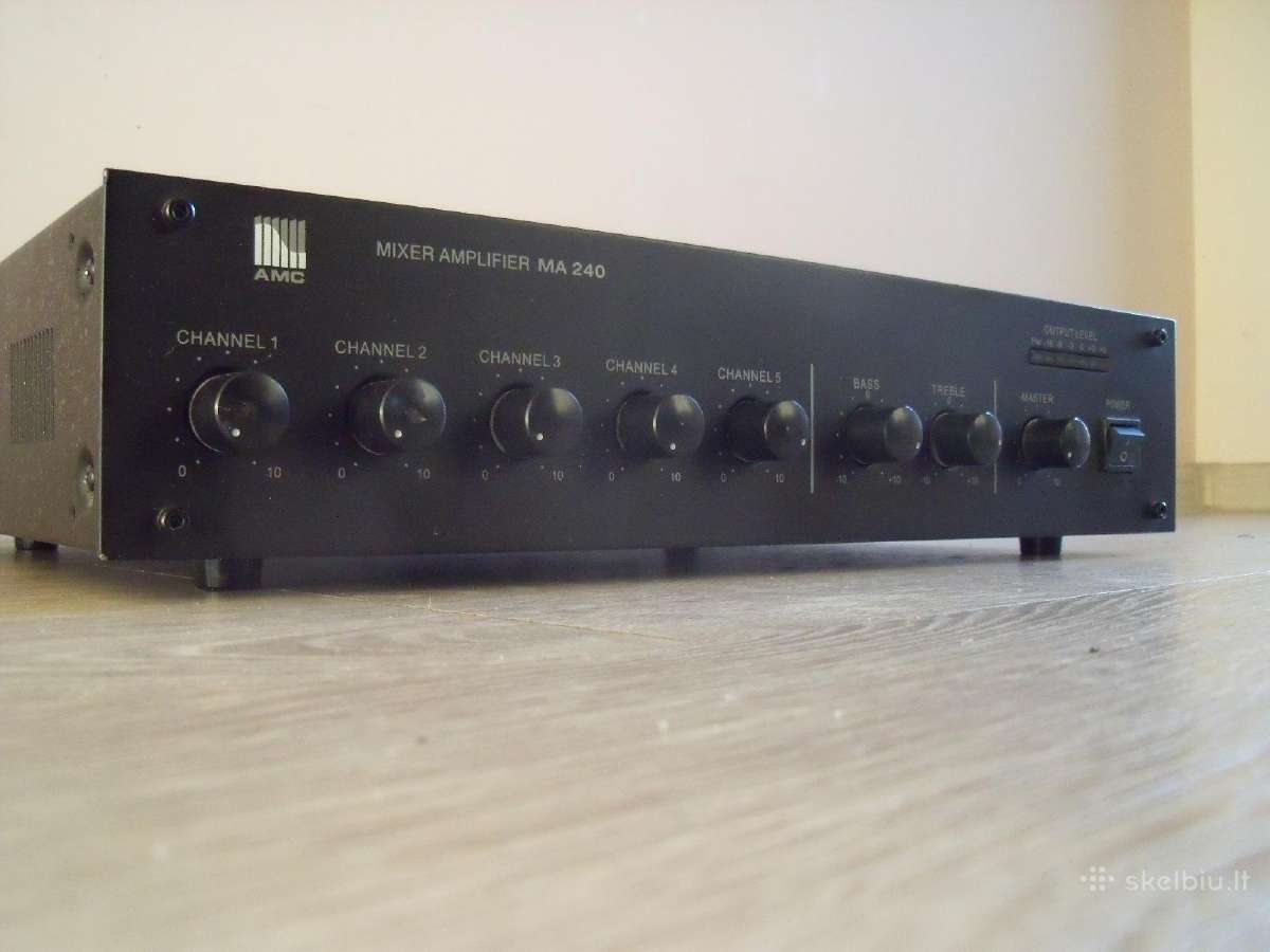 Garso stiprintuvas Amc Ma 240 - nuotraukos Nr. 2