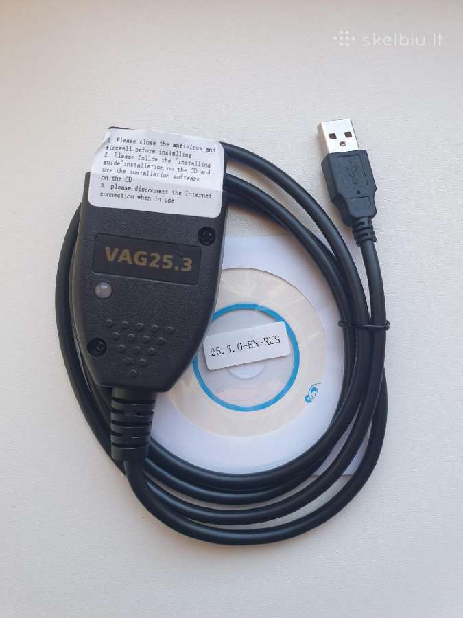 Naujas 2025! Vagcom vcds 25.3 diagnostinis laidas