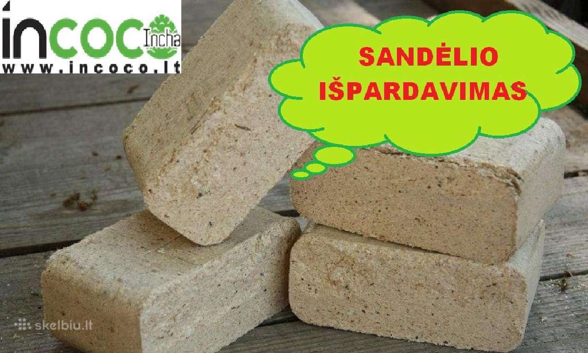 Medzio pjuvenu briketai 960 kg 250 Eur